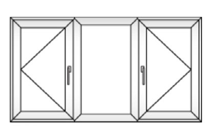 Casement window - Style 3