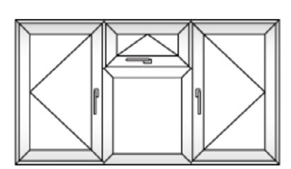 Casement window - Style 6