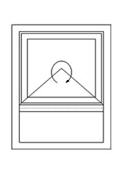 Reversible window - Style 2