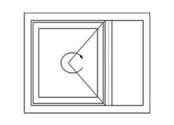Reversible window - Style 3